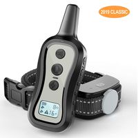 PATPET Dog Training Collar- Dog Shock Collar with Remote, w/3 Training Modes, Beep, Vibration and Shock, Up to 1000 ft Remote Range, Rainproof for Small Medium Large Dogs.