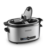 KitchenAid KSC6222SS Slow Cooker, 10.6 x 17.5 x 11.6 inches, Stainless Steel