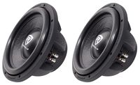 (2) Rockville W12K6D4 V2 12" 2400 Watt Car Audio Subwoofers Dual 4-Ohm Subs