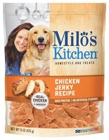 Milo's Kitchen Chicken Jerky Strips Dog Treats, 15-Ounce