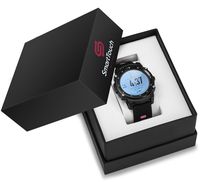 Smart Touch FS08 Swim Smart Watch (Android, iOS) Touchscreen, GPS Bluetooth Fitness Tracker | IP68 Waterproof Pedometer, Altimeter, HR Monitor | Running, Cycling, Hiking, Sports | Men, Women (Pink)