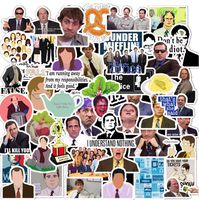 EXTREE 50 Pack of Classic TV Funny Stickers for Laptop Themed,Water Bottles Stickers,Micheal Scott,Funny Stickers for Laptops,Water Bottle Stickers(The Office)