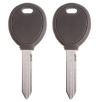 SCITOO Compatible with Keyless Entry Kit, 2 New Uncut Key Fob Replacement Transponder Chip Ignition Key 46 Blank Blade Tan Head 04-16 Jeep Patriot Commander 5102247AA