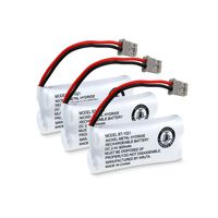 Kruta BT-1021 BBTG0798001 Compatible with Uniden BT-1021 BT1021 BT-1008 BT-1016 BT-1025 2.4V 800mAh Cordless Handset Phone Rechargeable Replacement Battery (3 Pack)