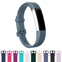 I-SMILE Fitbit Alta HR and Alta Bands, Newest Original Version Adjustable Replacement Wristband for Fitbit Alta HR/Fitbit Alta/Wireless Activity Bracelet Sport Wristband (Large, Slate)