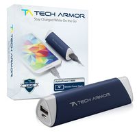 Tech Armor ActivePower 3000mAh External Battery Portable Dual USB Charger Power Bank - Fast Charging, High Capacity and Ultra Compact