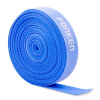 Hook & Loop Tape Fastener, FONKEN Reusable Fastening Cable Straps 0.78-inch Wide 5.5 Yard/Roll Cable Organizer and Management Perfect for Home or Office-Blue