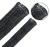 Bsioff 25ft 1/2 inch Expandable Wire Cable Sleeving Sheathing Braided Loom Tubing for Braided Wire Sleeve Management Cord Protecto Cable sleeving and USB Charger Cable Power Cord Audio Video Cable