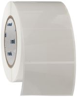 Brady THT-19-7546-1 3" Width x 2" Height, B-7546 Tamper-Evident Polyester, Gloss Finish White Thermal Transfer Printable Label (1000 per Roll)