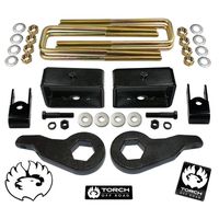 TORCH 3" Front 3" Rear LIFT Kit For 1999-2007 Chevy Silverado GMC Sierra 4X4 4WD 6 LUG Shock Extenders