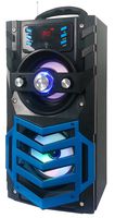 QFX BT-170BL Portable Bluetooth Speaker with FM Radio - Blue