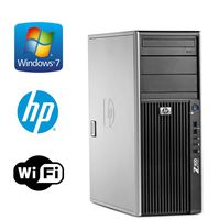HP Z400 Workstation 6 CORE Computer -HP Z400 Workstation, Intel Xeon W3670 3.2GHz Six Core CPU, 24GB Ram, New 512GB SSD, Nvidia Quadro 4000 Windows 7/10 Pro- USB 3.0(Renewed)