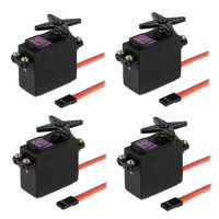 Neoteck 4 PCS MG996R Metal Gear Conponent Digital Torque Standard Servo for JR 2C RC Truck