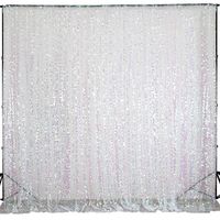 Efavormart 20FT Rainbow Payette Sequin Backdrop Photography Background Sequin Fabric Photo Booth Backdrop Studio Background - 1 PCS