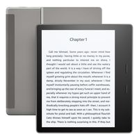 Kindle Oasis E-reader (Previous Generation - 9th) - Graphite, 7" High-Resolution Display (300 ppi), Waterproof, Built-In Audible, 32 GB, Wi-Fi + Free Cellular Connectivity  (Closeout)
