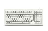 CHERRY G80-1800 Compact Industrial Keyboard - 104 Keys - USB - PS/2- US QWERTY Key Layout - Light Grey