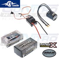 Castle Creations CSE010-0155-08 Mamba X 25.2V Waterproof ESC and 1406-1900kV Sensored Motor Combo