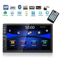 Intenavi Double Din 7 Inch Car MP5 Touch Screen Stereo With Bluetooth/SD Slot/USB/AUX Player +Hand Free Remote