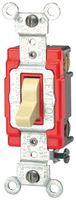 Leviton 1223-2I 20-Amp, 120/277-Volt, Toggle 3-Way AC Quiet Switch, Extra Heavy Duty Spec Grade, Self Grounding, Back and Side Wired, Ivory