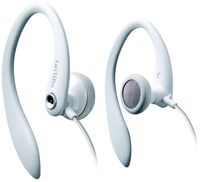 Philips Shs3201 Earphone - Stereo - White - Mini-Phone - Wired - 16 Ohm - 20 Hz 20 Khz - Chrome Plated - Over-The-Ear - Binaural - Open - 3.94 Ft Cable