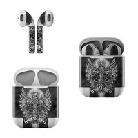 Skin Decals for Apple AirPods - Black Revival - Sticker Wrap Fits 1st and 2nd Generation