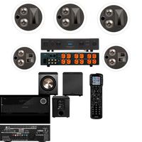 Klipsch KL-7502-5.1 Wall-Harman AVR 3700-Furman Elite-20-URC MX450-Free PL-200