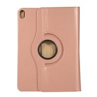 FuriGer Case for iPad Air 3 10.5 Inch 2019,Slim Lightweight Smart Shell Stand Cover with 360 Degree Rotating PU Leather Stand Protector for Apple iPad Pro 10.5 Inch 2017(Auto Wake/Sleep)-Rose Gold