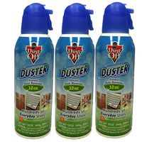 Dust-off Compressed Gas Duster Single, 12 oz. Can 3-Pack