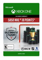 NHL 18 Ultimate Team NHL Points 5850 - Xbox One [Digital Code]