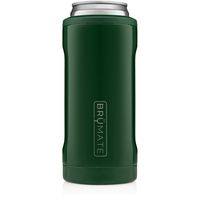 BrüMate Hopsulator Slim Double-walled Stainless Steel Insulated Can Cooler for 12 Oz Slim Cans (Emerald Green)