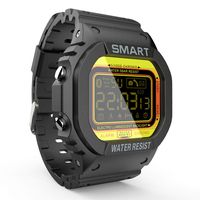 LOKMAT Sports Digital Smart Watch Men Boys Waterproof Bluetooth Smartwatch,Fitness Tracker with Pedometers,Remote Camera,Call/SNS/SMS Reminder for iOS and Android (Orange)