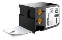 DYMO Laminated Wire Cable Wrap for DYMO XTL Label Makers, Black on White, 2", 1 Roll (1868712)