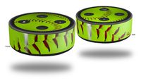 Skin Wrap Decal Set 2 Pack for Amazon Echo Dot 2 - Softball (2nd Generation ONLY - Echo NOT Included)