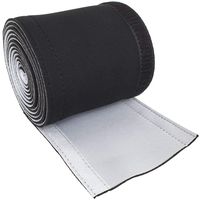 iGadgitz Home U6939 - Flexible Cable Sleeve Neoprene Cable Sleeve Reversible Wire Sleeves Wrap Cover for TV, Games Console, PCs, Power Cords and Home AV Leads - Black & White - Length 118"