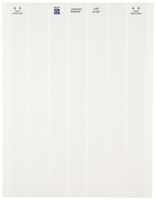Brady LAT-8-707-10 1" Width x 0.375" Height, B-707 Rough Surface Polyester, Matte Finish White Lasertab Laser Printable Label (Pack of 10000)