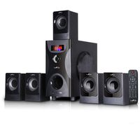 beFree Sound BFS-425-2016 5.1 Channel Surround Sound Bluetooth Speaker System in Black