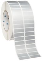 Brady THT-37-434-10 1.5" Width x 0.5" Height, B-434 Metallized Polyester, Gloss Finish Silver Thermal Transfer Printable Label (10000 per Roll)