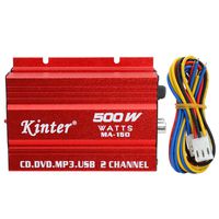 MEXUD Mini Hi-Fi 500W 2 Channel Stereo Audio Amplifier for Car Motorcycle