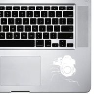 StickAny Palm Series Holding DSLR Camera Sticker for MacBook Pro, Chromebook, and Laptops (White)