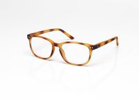 Blueberry -Computer Glasses -Size XL -Brown - (Toffee Tortoise, Clear BLP Lens)