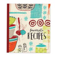 Brownlow Gifts Recipe Binder Set with Plastic Page Protectors and Recipe Cards, Made With Love