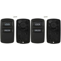 Discount Keyless Replacement Shell Case and Button Pad Compatible with E4EG8D-522M-A, OUCG8D-525M-A (2 Pack)