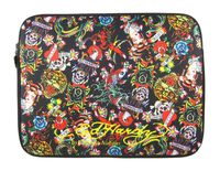 Ed Hardy All Over Collage Laptop Sleeve Medium Notebook