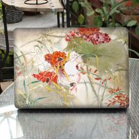 H4S Removable Decorative PVC MacBook Decals Skin Stickers Mac Full Cover Decals for Apple Laptop MacBook Pro 13 Inches Model A1278, Flowers