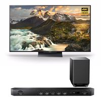 Sony Z9D 75" 4K HDR Ultra-High Definition Android TV w/Sound Bar Speaker System