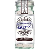 4 oz. Glass Shaker - Italian Black Truffle Sea Salt by San Francisco Salt Company