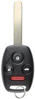 KeylessOption Keyless Entry Remote Control Uncut Car Ignition Key Fob Replacement for KR55WK49308