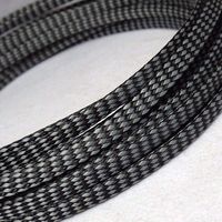4MM Grey&Black Expandable Braided PP + PET Sleeving Cable x 1Meters (1 Meters)