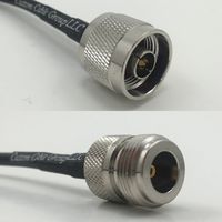 50 feet RFC240 KSR240 N MALE to N FEMALE Pigtail Jumper RF coaxial cable 50ohm High Quality Quick USA Shipping