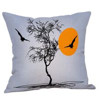 Bosji (17.72" x 17.72") Throw Pillowcase,Happy Halloween Decoration Waist Pillow Case Holiday Home Decor Polyester Printed Zipper Sofa Pillow Covers
